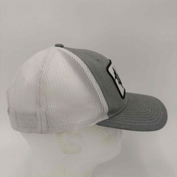 Lane Frost Bullrider Rodeo Western Richardson Light Grey Adjustable Hat - Picture 3 of 8